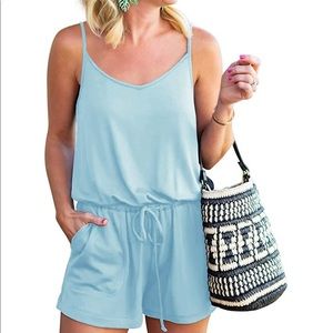 Light blue romper